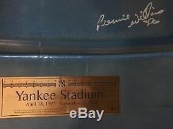 Bernie Williams Signed Stadium Seatback Steiner. New York Yankees. Autograph