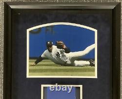 Bernie Williams Yankee Stadium Game Used Outfield Wall Display LE Steiner MLB