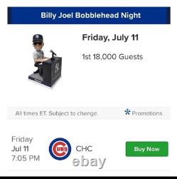 Billy Joel New York Yankees Bobblehead 7/11/2025 SGA New In Box Presale