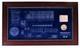 Blueprint Yankee Stadium W /dirt & Monument Park Brick Framed Steiner Xhc234