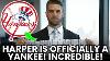 Bryce Harper Officially Joins Yankees In Incredible Move New York Yankees News