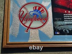 Budweiser New York Yankees Mirror Beer Sign Sport Bar Lounge Pub Mancave Stadium