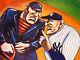 Casey Stengel Print Poster Baseball New York Yankees Stadium World Series Umpire
