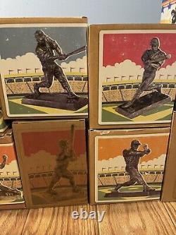 COMPLETE SET NY Yankees SGA Bronze Statuette 2004-2006 Ruth Mantle Jackson Berra