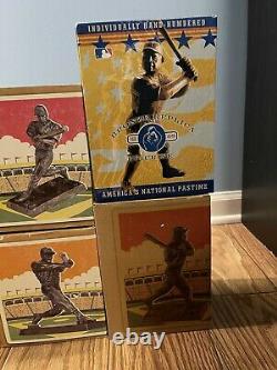 COMPLETE SET NY Yankees SGA Bronze Statuette 2004-2006 Ruth Mantle Jackson Berra