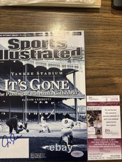 Chris Chambliss NEW YORK YANKEES SIGNED SI Yankee Stadium It's Gone JSA COA