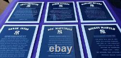 Custom order jpgs of Monument Park New York in Yankee Stadium plaques baseball