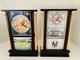 Danbury Mint Ny Yankees Stadium Wooden Desk Clock & Barometer Temp Gauge-htf