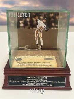 DEREK JETER Autographed baseball MLB 2009 Inaugural season Logo ball Steiner COA