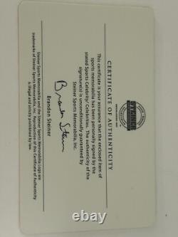 DEREK JETER Autographed baseball MLB 2009 Inaugural season Logo ball Steiner COA