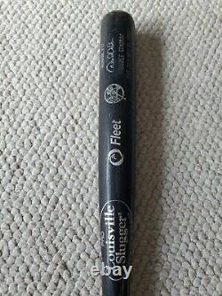 DEREK JETER Bat Day 2002 New York Yankees Stadium Louisville Slugger DAMAGED BAT