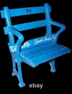 DON MATTINGLY AUTOGRAPHED SIGNED YANKEE STADIUM MINI SEAT Jeter Mantle Judge