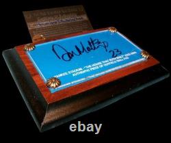 DON MATTINGLY SIGNED AUTO YANKEE STADIUM WALL PAD PLAQUE Mantle Jeter Judge NY