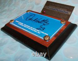 DON MATTINGLY SIGNED AUTO YANKEE STADIUM WALL PAD PLAQUE Mantle Jeter Judge NY