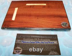 DON MATTINGLY SIGNED AUTO YANKEE STADIUM WALL PAD PLAQUE Mantle Jeter Judge NY