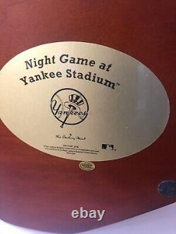 Danbury Mint Night Game At Yankee Stadium Light Up Sculpture 2008 MLB New York