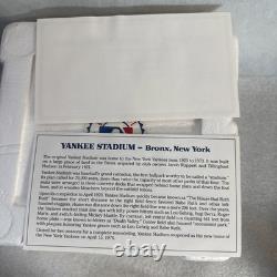 Danbury Mint Stadium Replica Yankees Stadium New York Yankees Coa