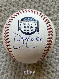 David Cone Signed Autographed Yankee Stadium Final Season OMLB Ball Beckett COA