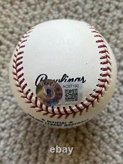David Cone Signed Autographed Yankee Stadium Final Season OMLB Ball Beckett COA