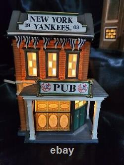 Dept 56 New York Yankees Stadium- Yankees Pub -Yankees Souvenir Shop