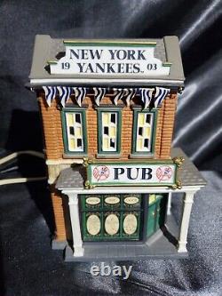 Dept 56 New York Yankees Stadium- Yankees Pub -Yankees Souvenir Shop