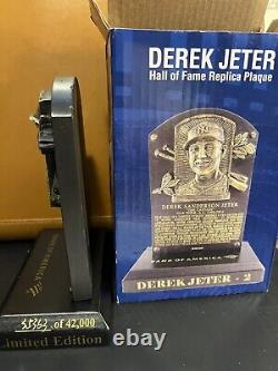 Derek JETER HOF Plaque Yankees SGA with BONUS BOBBLEHEAD LOT- YODA, COLE, TORRE