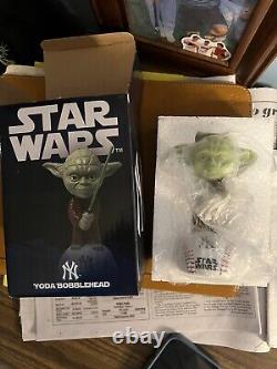 Derek JETER HOF Plaque Yankees SGA with BONUS BOBBLEHEAD LOT- YODA, COLE, TORRE