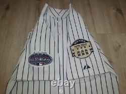 Derek Jeter 2008 New York Yankees Home Authentic ASG Stadium Patch Jersey Men 40