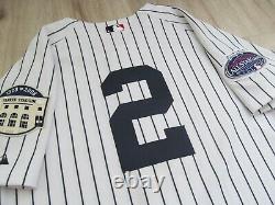 Derek Jeter 2008 New York Yankees Home Authentic ASG Stadium Patch Jersey Men 40