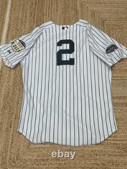 Derek Jeter 2008 New York Yankees Home Jersey All Star & Stadium Patch Size 48