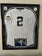 Derek Jeter 2009 Inaugural Stadium Patch Signed Jersey Framed Steiner Sports