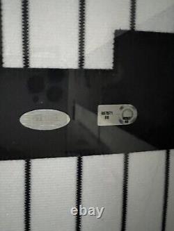 Derek Jeter 2009 Inaugural Stadium Patch Signed Jersey Framed Steiner Sports