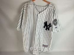 Derek Jeter 2009 Inaugural Stadium Patch Signed Jersey Size 48