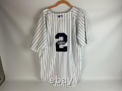 Derek Jeter 2009 Inaugural Stadium Patch Signed Jersey Size 48