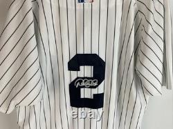 Derek Jeter 2009 Inaugural Stadium Patch Signed Jersey Size 48