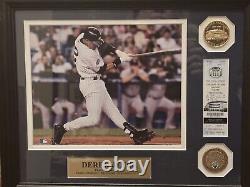 Derek Jeter 9/16/08 Hits Record, Yankee Stadium Dirt & Coin Commerative Plaque