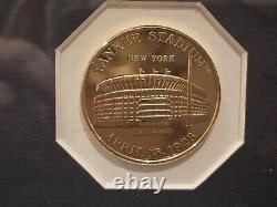 Derek Jeter 9/16/08 Hits Record, Yankee Stadium Dirt & Coin Commerative Plaque