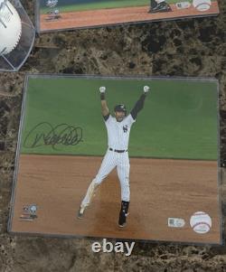 Derek Jeter Autograph Authenticated Last Hit At Yankee Stadium MLB Official