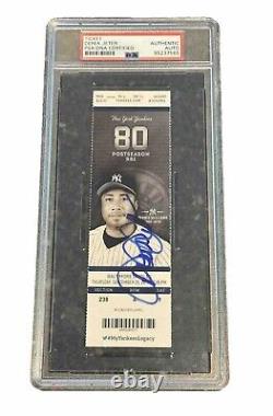 Derek Jeter Autographed Yankee Stadium Final Game Ticket Stub 9/25/14 PSA/DNA