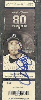 Derek Jeter Autographed Yankee Stadium Final Game Ticket Stub 9/25/14 PSA/DNA