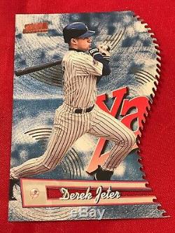 Derek Jeter HOF New York Yankees 1998 Stadium Club Triumvirate Card #T2A NM-MT