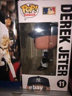 Derek Jeter Hall Of Fame Replica Plaque Yankee Stadium Free Funko Pop Brand New