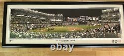 Derek Jeter Last At Bat NY Panoramic Yankee Stadium Facsimile Signed Poster