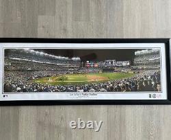 Derek Jeter Last At Bat NY Panoramic Yankee Stadium Facsimile Signed Poster