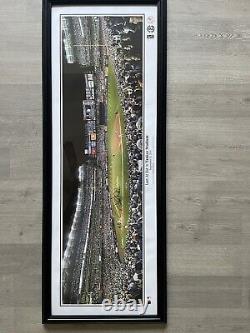Derek Jeter Last At Bat NY Panoramic Yankee Stadium Facsimile Signed Poster