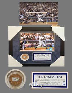 Derek Jeter Last At Bat at Old Yankee Stadium 07/28/2008 Plaque with Ticket Stub