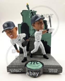 Derek Jeter & Mariano Rivera Bobblehead Yankee Stadium Exclusive LE # xxx of 224