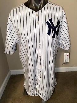 Derek Jeter New York Yankees Authentic Majestic Jersey 2008 Yankee Stadium Patch