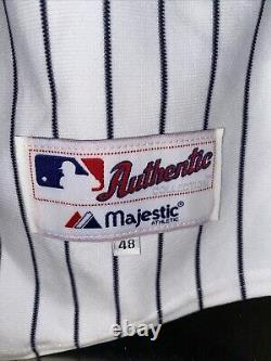 Derek Jeter New York Yankees Authentic Majestic Jersey 2008 Yankee Stadium Patch
