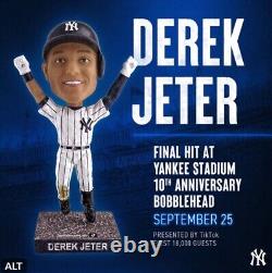 Derek Jeter New York Yankees SGA 9/25/2024 Final MLB Hit Anniversary Bobblehead